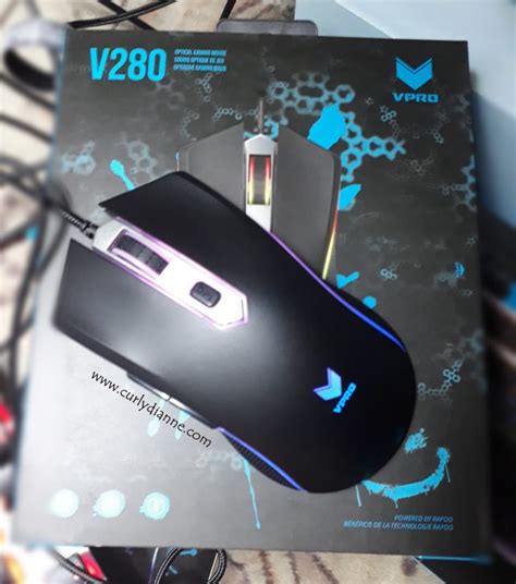 Tech Review V280 Optical Gaming Mouse From Rapoo Curlydianne