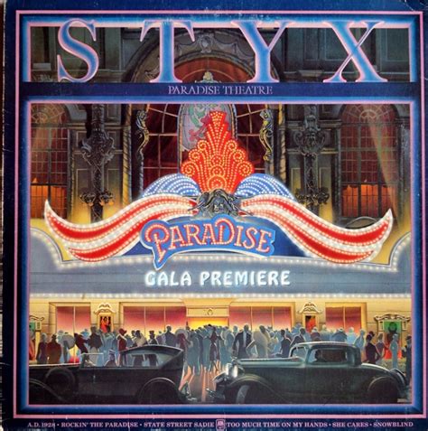 Styx Paradise Theater Album Cover Poster 24 X 24 Inches Etsy