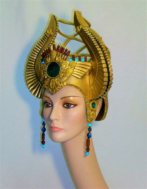 Egyptian Headdress Inspiration Burning Man Made To Order Etsy