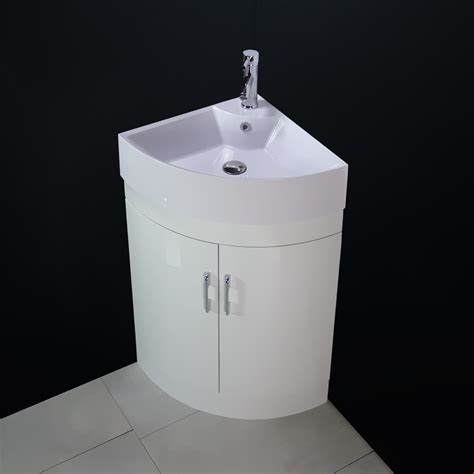 Shop through a wide selection of corner sinks at amazon.com. Vanity Unit Corner Two Door White | | Bath Professionals
