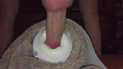 Cock Sleeve Pulsing Inside Homemade Fleshlight Thisvid Com