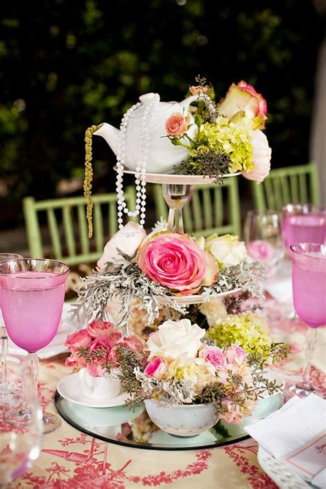 Love Ly Tea Party Bridal Shower Vintage Lace Pastels