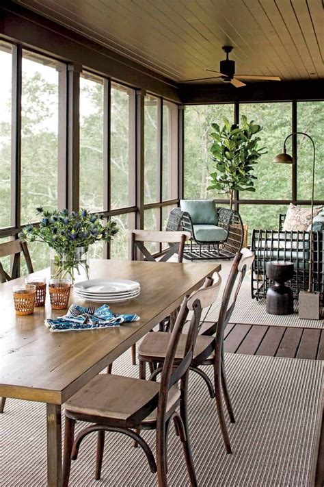 15 Charming Southern Style Screened Porch Ideas To Love All Season