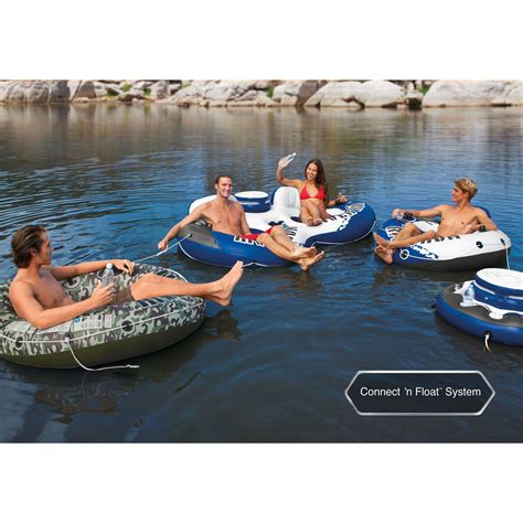 Intex River Run 1 Person Inflatable Floating Water Tube Raft For Lakepoolocean Ebay