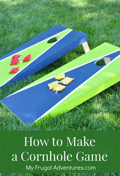 How To Make Cornhole Game My Frugal Adventures