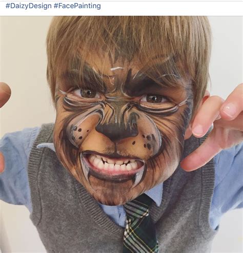 Werewolf Werewolf Face Paint Face Painting Halloween Face Painting
