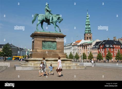 Copenhagen Denmark Equestrian Statue Of King Frederik Vii 1808 1863 In