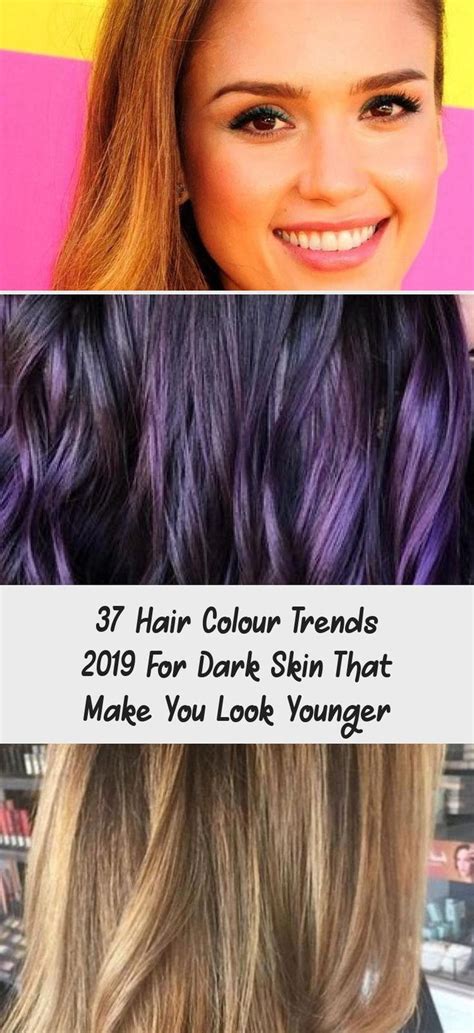 This over 60 hairstyle is classy and looks styled without looking like helmet, permed hair so to speak. 37 Hair Colour Trends 2019 For Dark Skin That Make You Look Younger in 2020 | Hair color trends ...