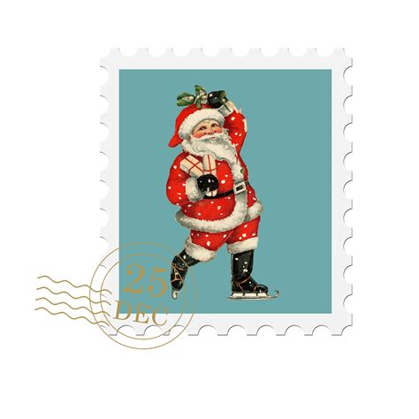 Christmas Stamp Png Png Image Collection