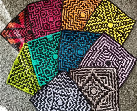 Printable Crochet Pattern Mosaic Crochet Chart