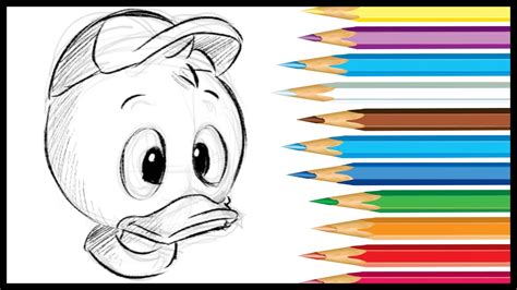 How To Draw Huey Dewey And Louie From Ducktales Youtube