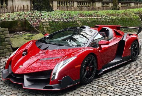 Lamborghini Veneno Black And Red Foocars