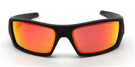 Oakley Gascan Mens Sport Tactical Sunglasses Matte Black Ruby Iridium 26 246 Ebay