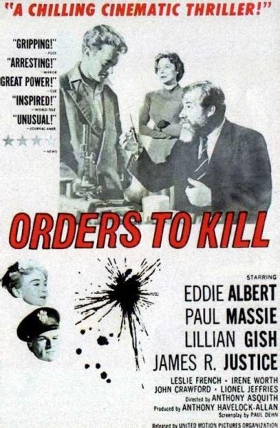 Orders To Kill 1958 With English Subtitles On Dvd Dvd Lady Classics On Dvd