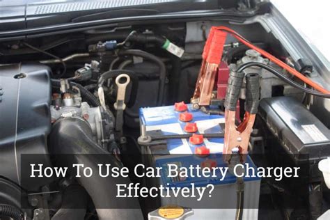 Keep the charger as far from the battery as the cables will allow, and never leave the charger on top of the battery while it's charging! How To Use Car Battery Charger Effectively? Update 2017