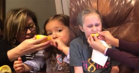The Lemon Face Challenge Is Going Viral On The Internet And For A Very
