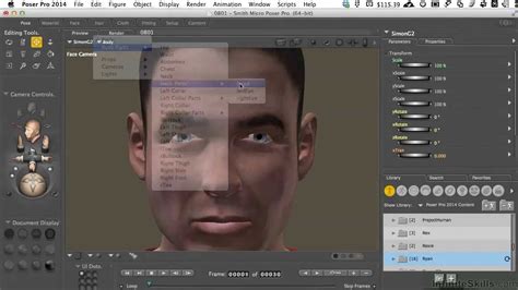 Poser 10 Poser Pro 2014 Tutorial Morph Dial Face Manipulation