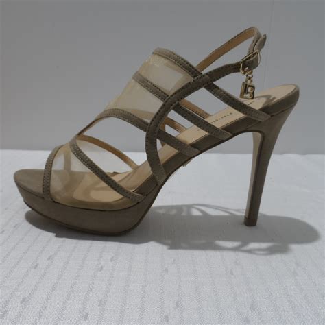 Laura Biagiotti Italian Designer Womens Taupe Colour Shoes Size 40 S