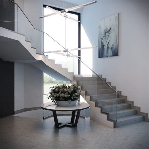 Stairs have to be light, a piece of art and inspiring. Calming Modern Interiors