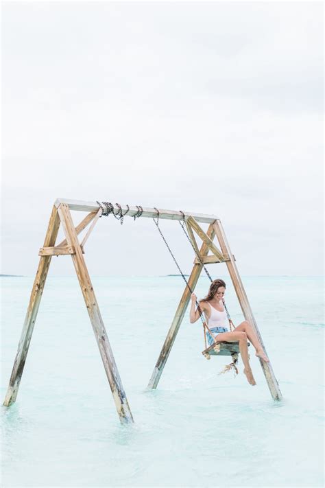 Coco Plum Beach Exuma Bahamas Swing In Water Swing In Ocean Swings