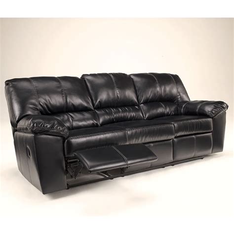 Durablend Black Reclining Sofa Signature Design By Ashley Furniture