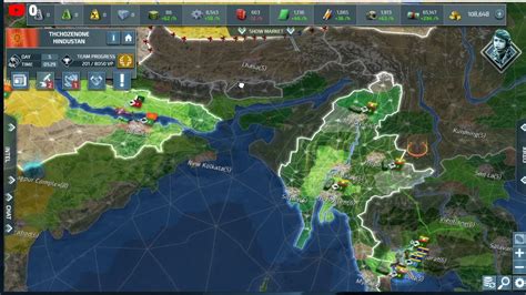 Conflict Of Nations Hindustan Day 5 Rising Tides Map War With