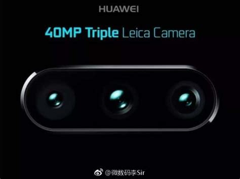 Huawei P11s Alleged Triple Lens 40mp Camera Surfaces