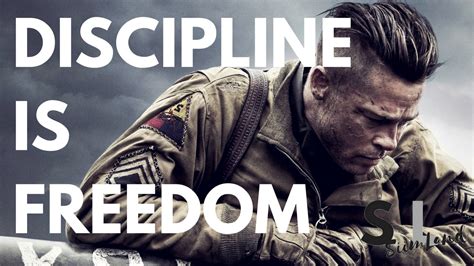 Discipline really means our ability to get ourselves to do things when. Discipline Is Freedom, the Freedom to Live (Discipline ...