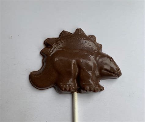 30 Dinosaur Chocolate Suckers Chocolate Dinosaur Candy Etsy
