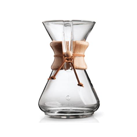 Chemex 10 Cup Pour Over Classic Series Glass Coffee Maker The Concentrated Cup