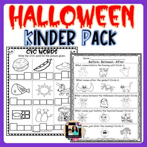 Halloween Activities For Kindergarten Made By Teachers
