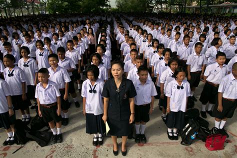 Thai Students Find Government Ally In Push To Relax School