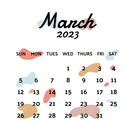 When Is March 2023 Printable Template Calendar