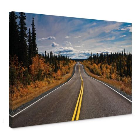Road Trip Freedom In The Streets Canvas Print Wall