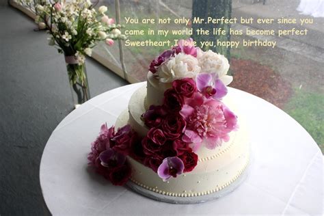 Happy Birthday Cake Wishes With Flowers Best Wishes