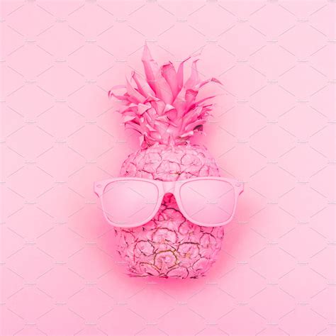Painted Pink Pineapple ~ Arts And Entertainment Photos ~ Creative Market