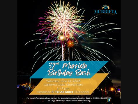 Murrieta Residents Invited To City's Birthday Bash | Murrieta, CA Patch