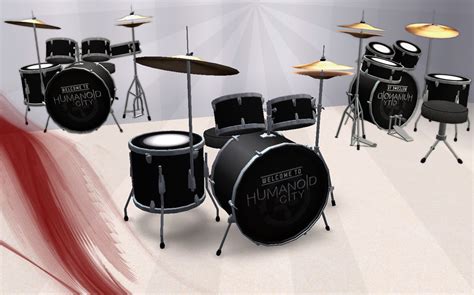 Mod The Sims Tokio Hotel Drums Recolours