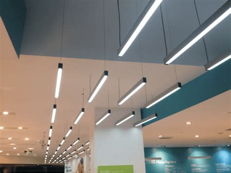 You can also center fluorescent light fixtures over the panels and. led linear,led aluminum profile,R9>95 led hanging linear ...