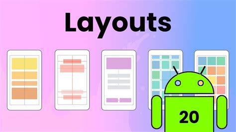 Layouts In Android Studio Android Tutorial 20 Youtube