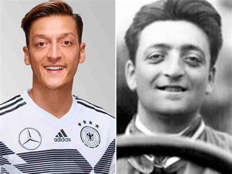 Are Doppelgangers Mesut Ozil And Enzo Ferrari Related Thick Accent