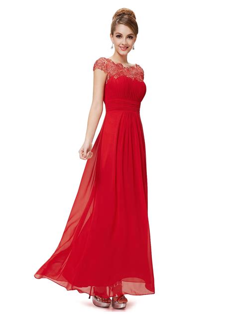 Rotes Abendkleid Mit Spitze Evening Dress Fashion Evening Dresses