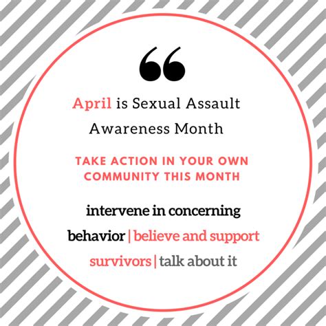 April Is Sexual Assault Awarenss Month