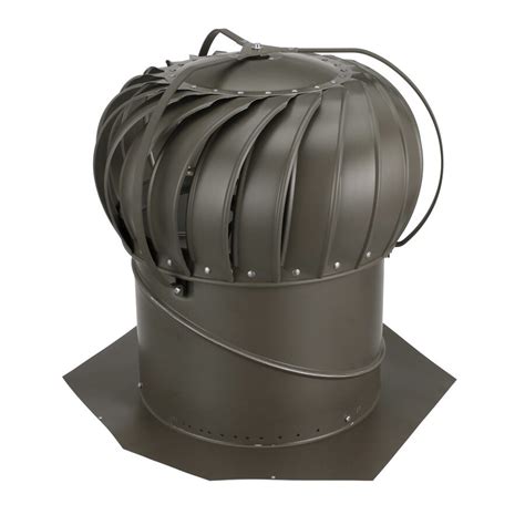 Air Vent 12 In Aluminum Externally Braced Roof Turbine Vent At