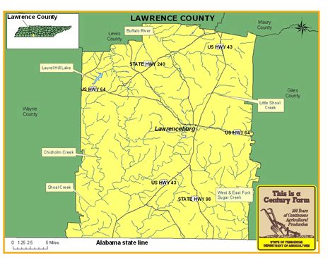 Lawrence County Tennessee Century Farms