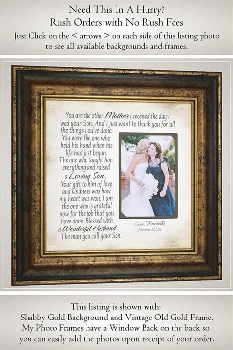 Mother Of The Groom T For In Laws In Laws Wedding T Etsy In