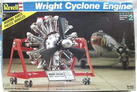 Revell Wright R 1820 Cyclone Aircraft Engine Large Scale