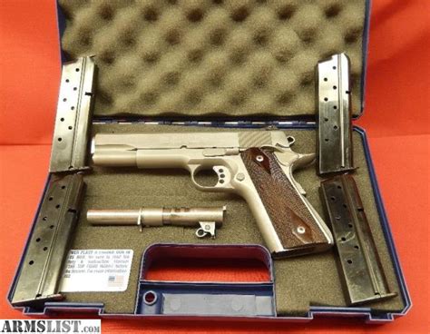 Armslist For Sale Colt Mk Iv 80 Series Stainless 38 Super And 9mm 1990