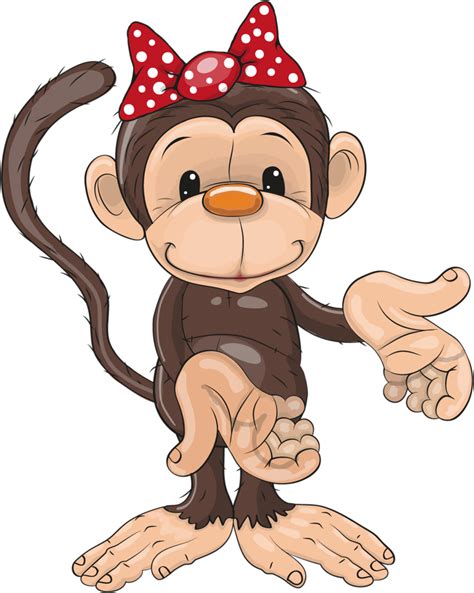 Download Transparent Safari And Zoo Cute Monkey Cartoon Monkey Cartoon