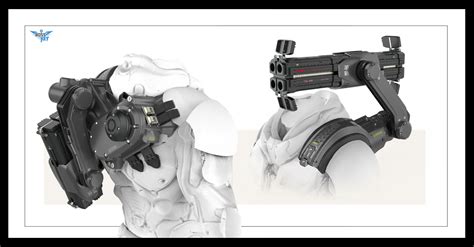 Concept art shows off the arsenal of high-tech weaponry | GameWatcher